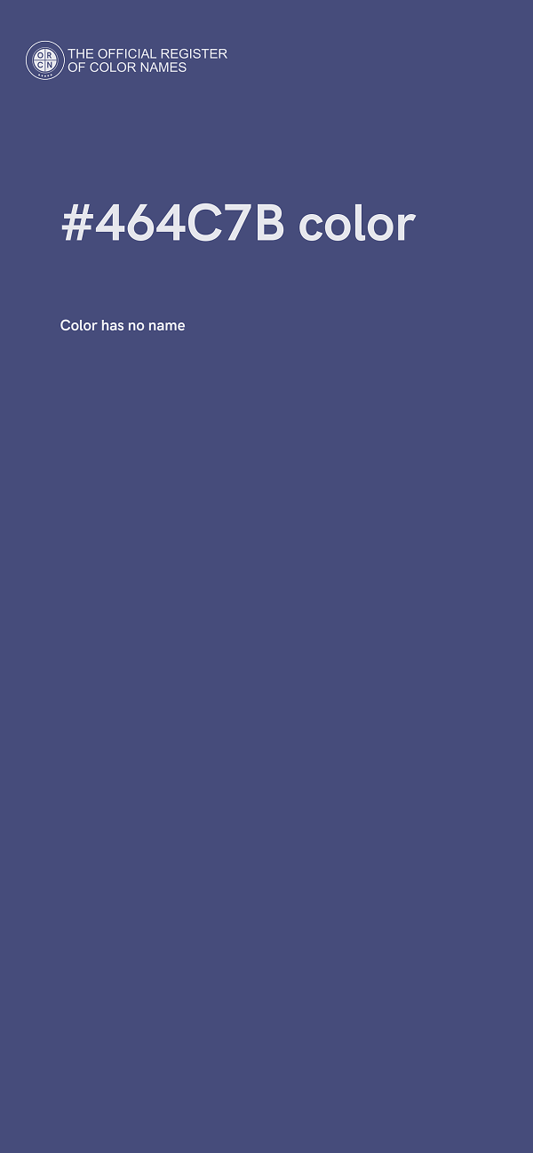 #464C7B color image