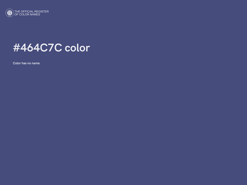 #464C7C color image