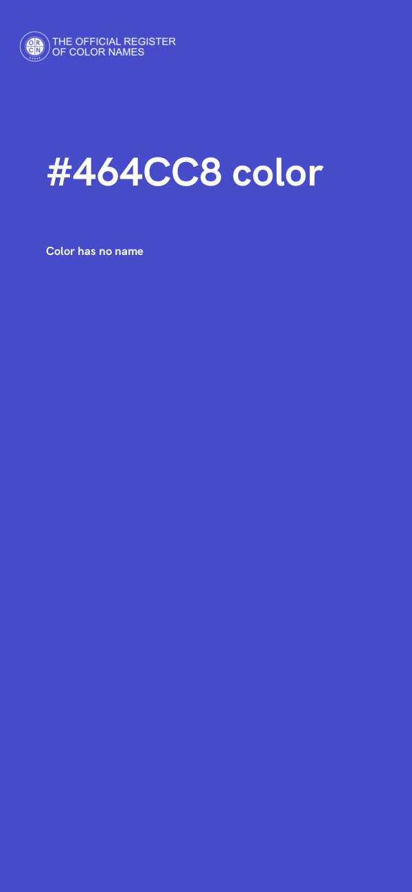 #464CC8 color image