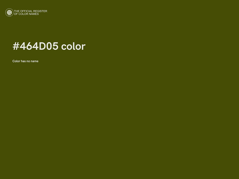 #464D05 color image