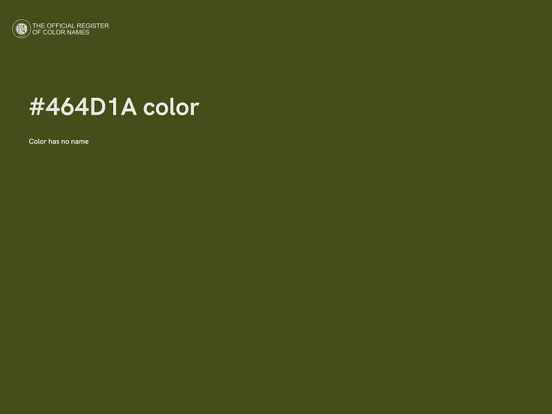 #464D1A color image