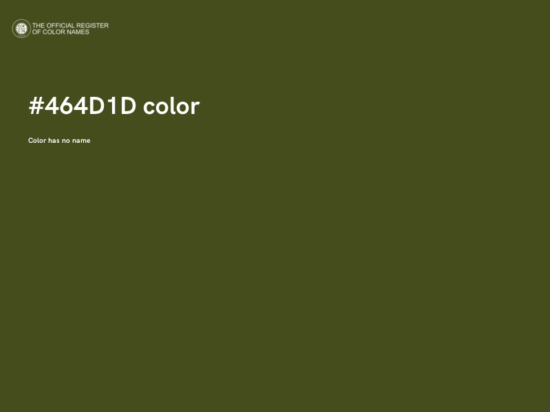 #464D1D color image