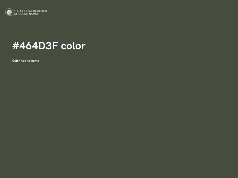 #464D3F color image