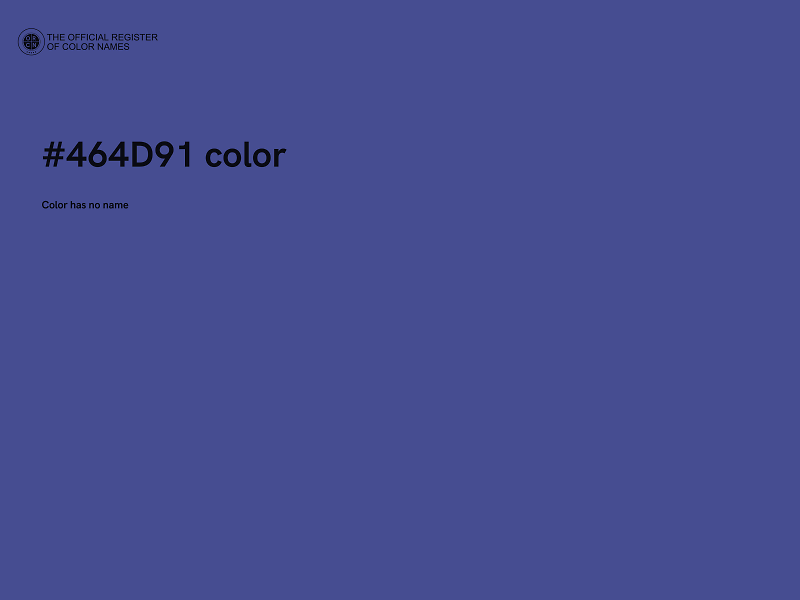 #464D91 color image