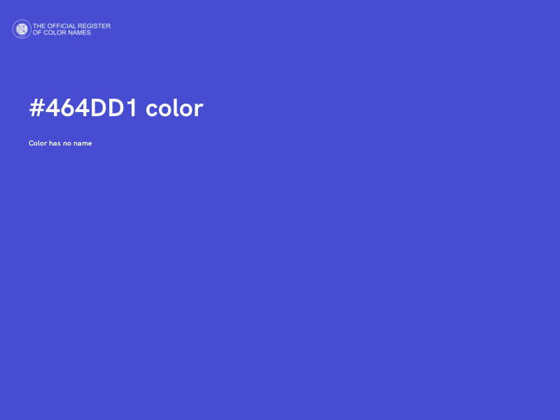 #464DD1 color image