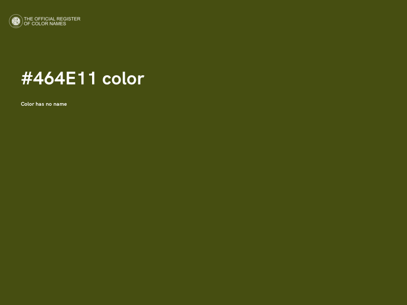 #464E11 color image