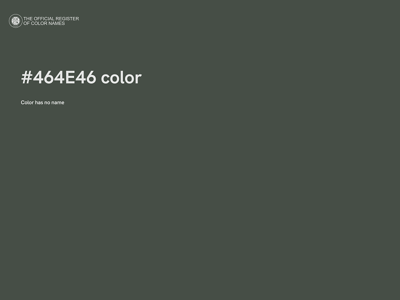 #464E46 color image