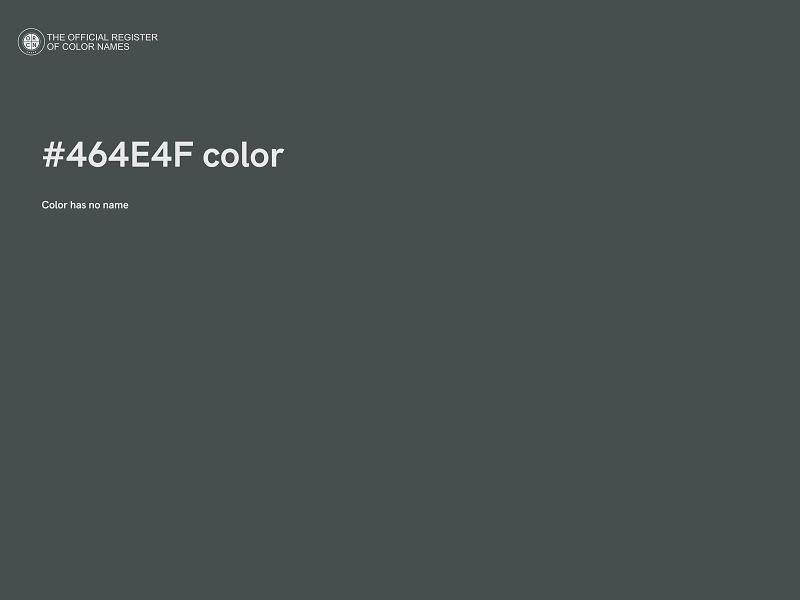 #464E4F color image