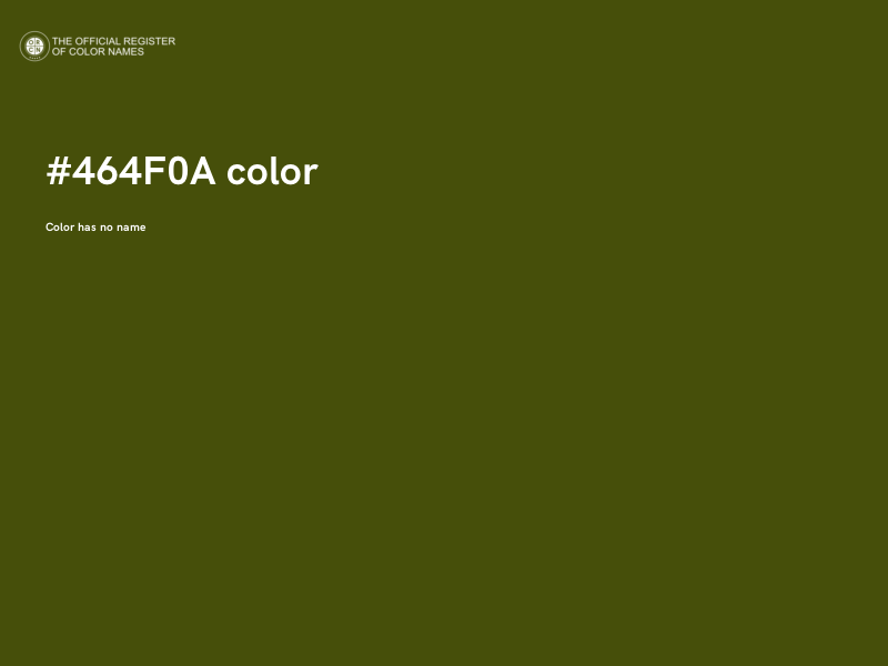 #464F0A color image