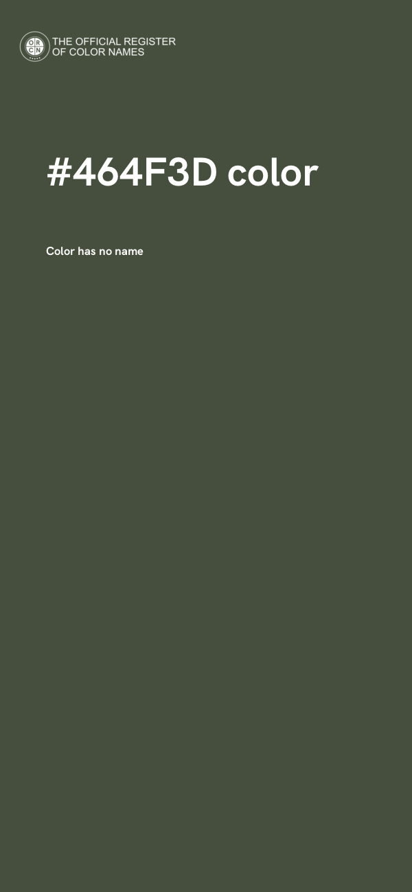 #464F3D color image