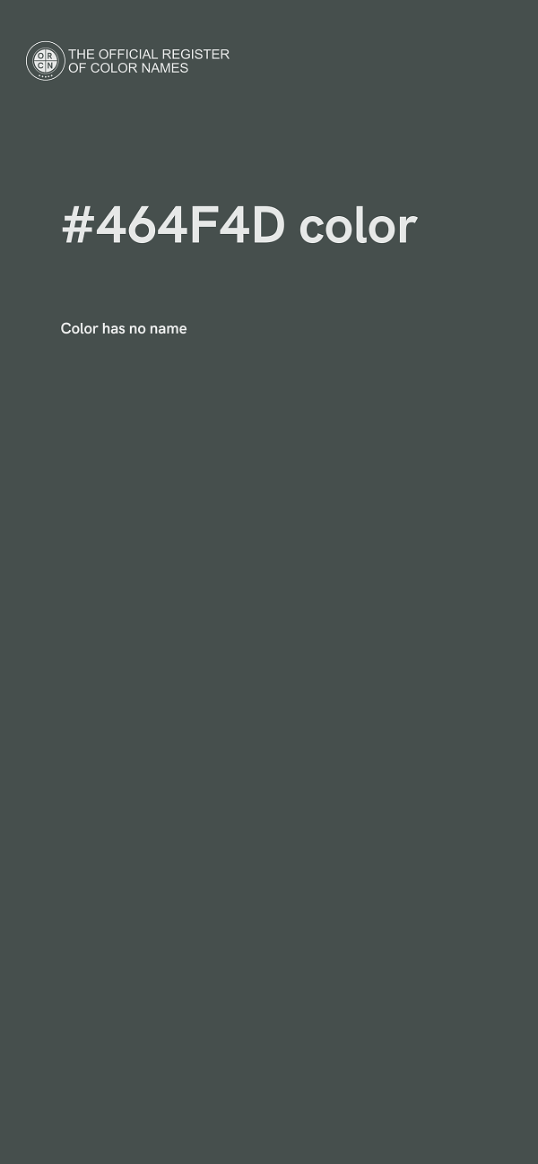 #464F4D color image