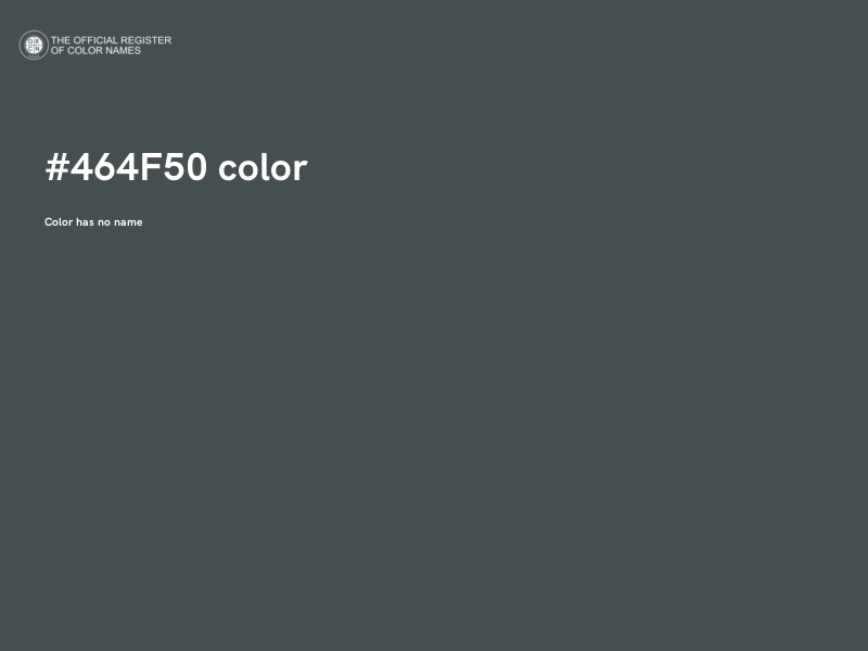 #464F50 color image