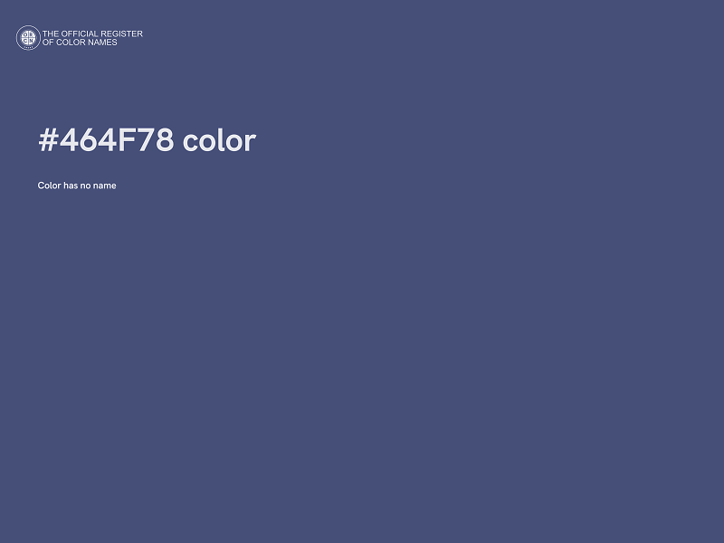 #464F78 color image