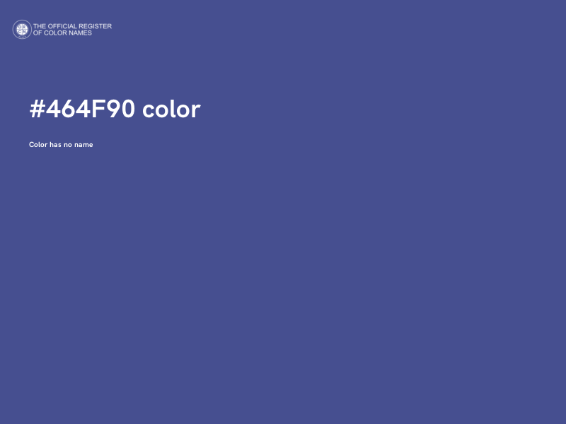 #464F90 color image