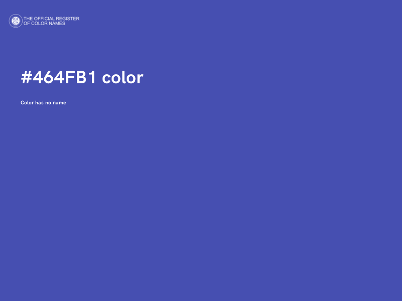 #464FB1 color image