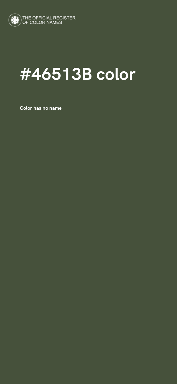 #46513B color image