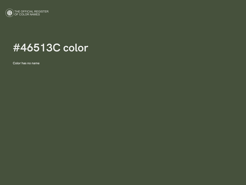 #46513C color image