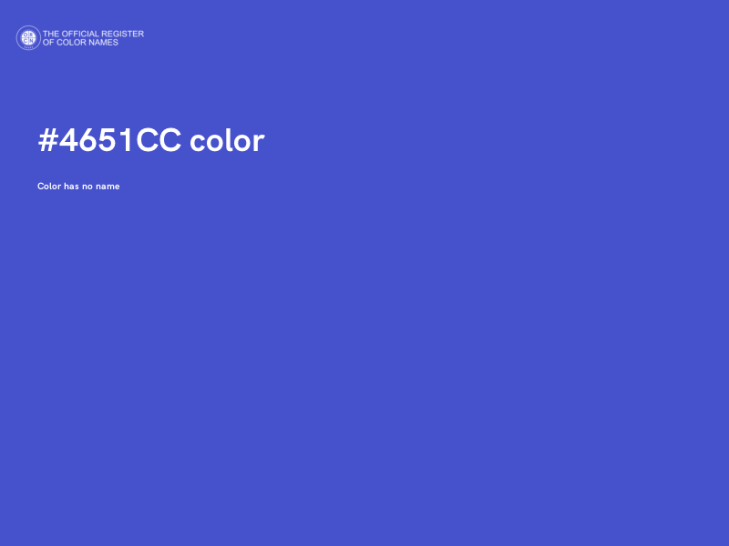 #4651CC color image