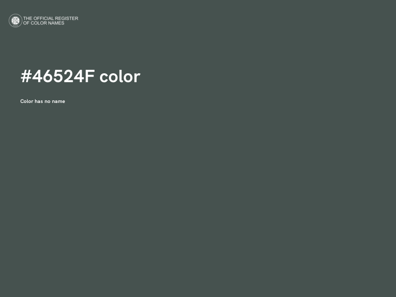 #46524F color image