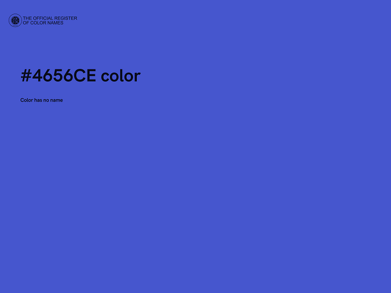 #4656CE color image