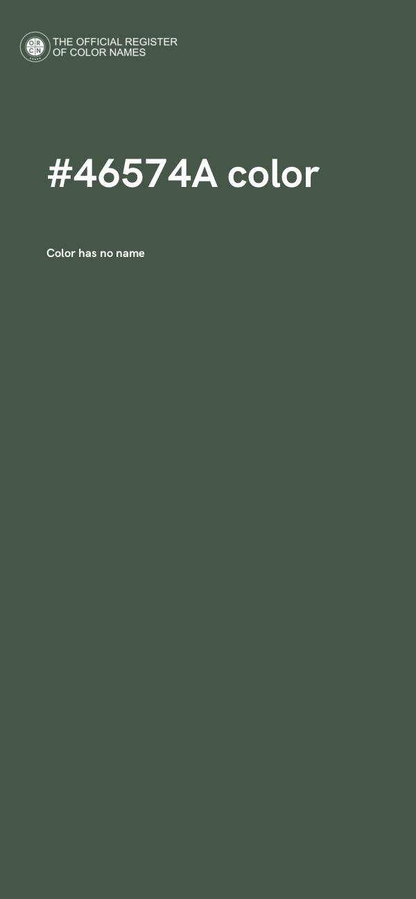 #46574A color image