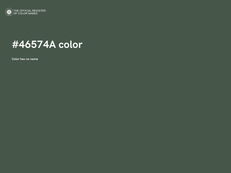 #46574A color image