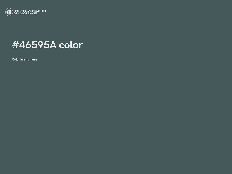 #46595A color image