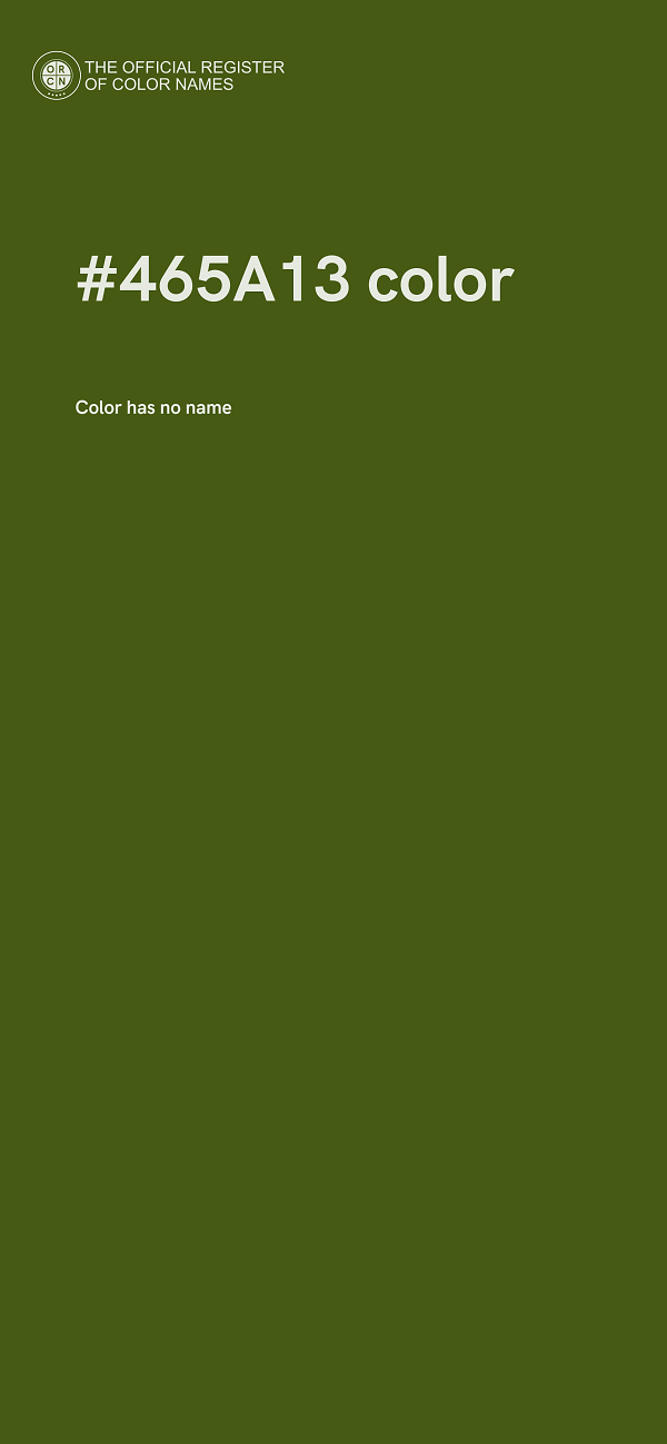 #465A13 color image