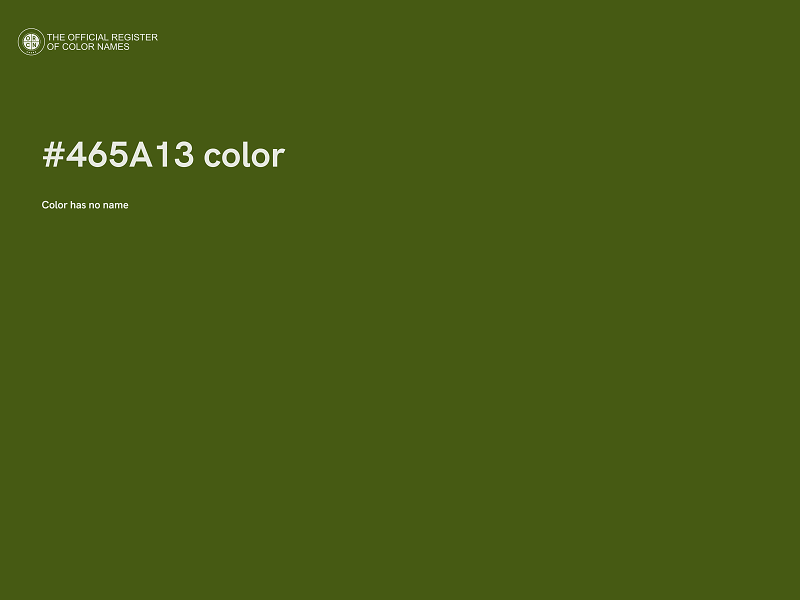 #465A13 color image