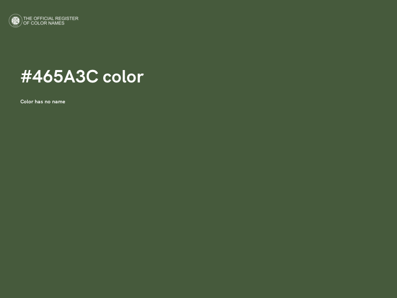 #465A3C color image