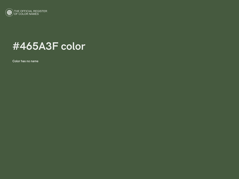 #465A3F color image