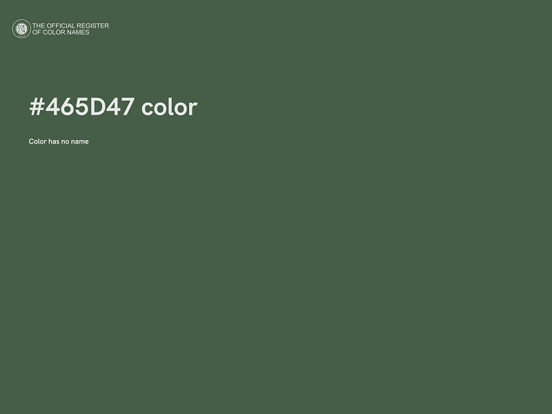 #465D47 color image