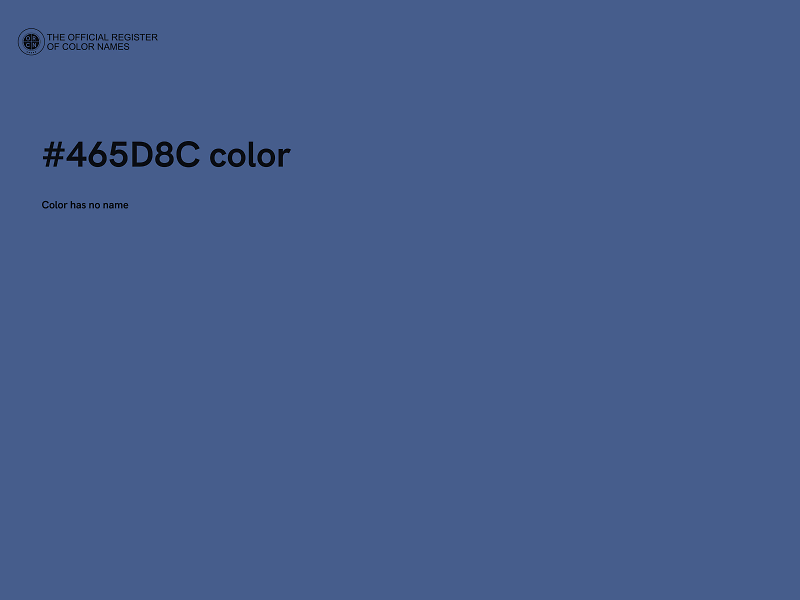 #465D8C color image