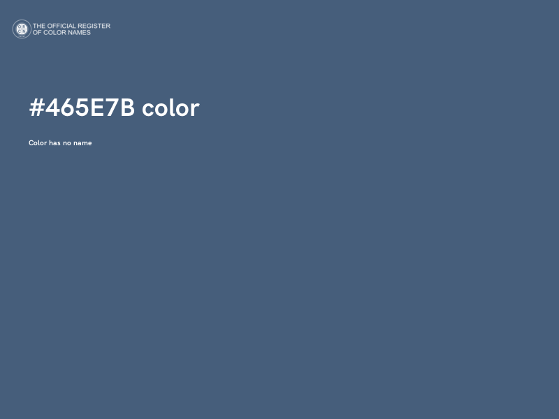 #465E7B color image
