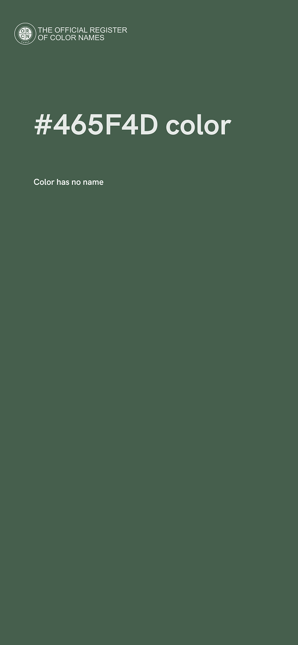 #465F4D color image