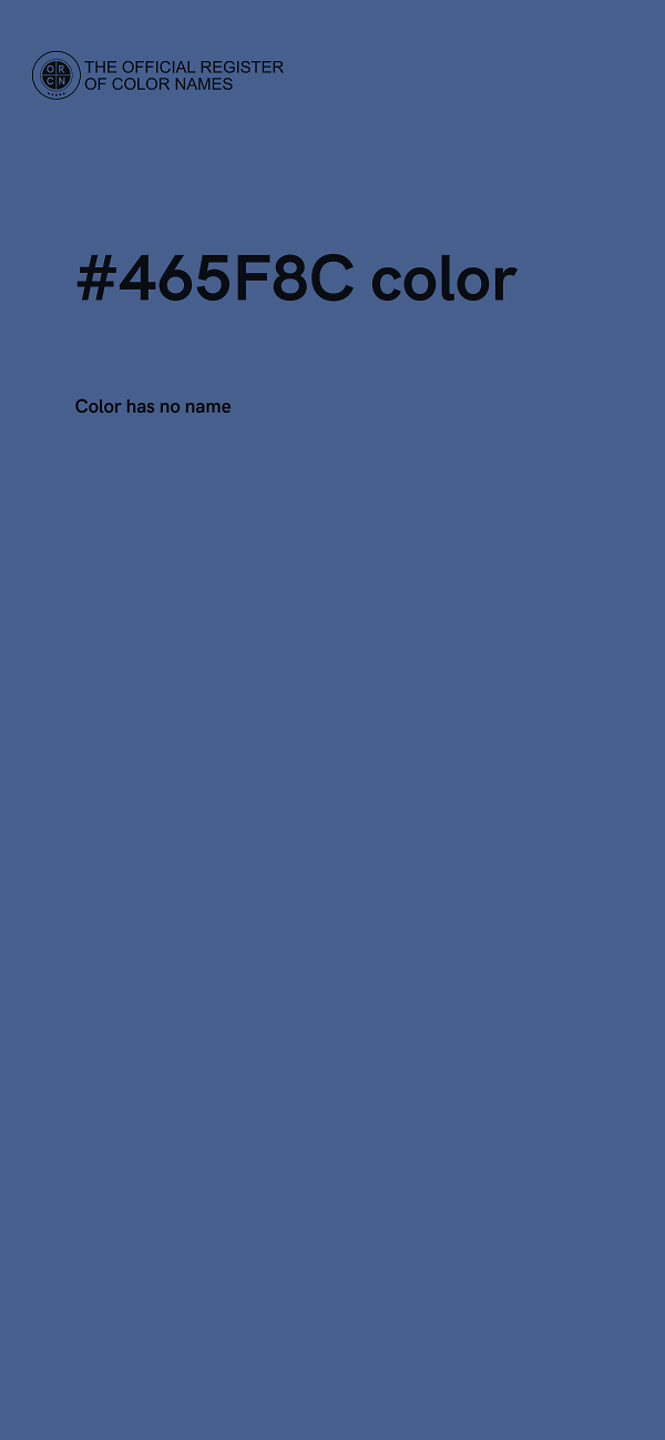 #465F8C color image