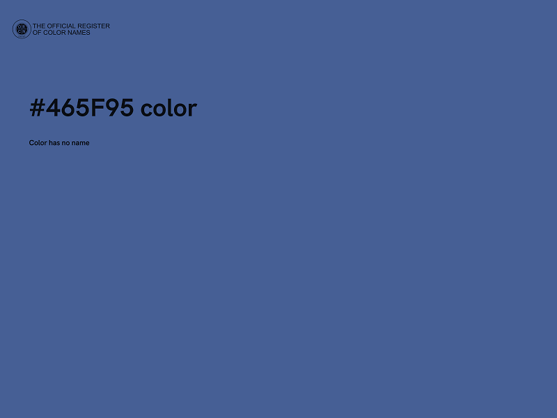 #465F95 color image