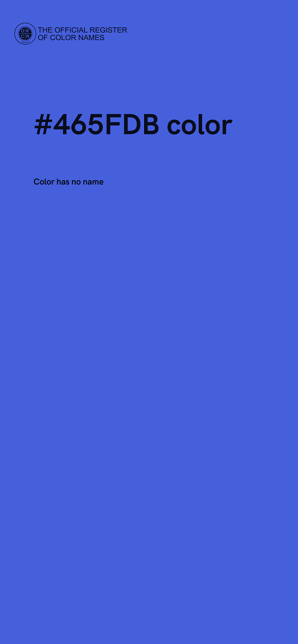 #465FDB color image
