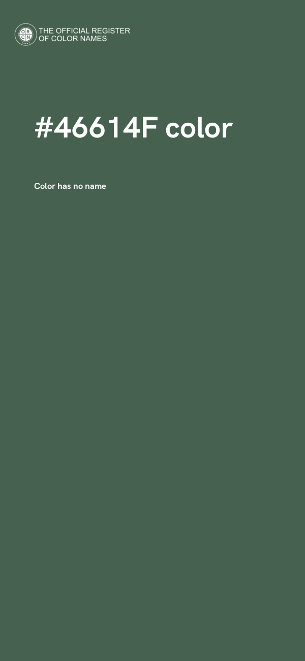 #46614F color image