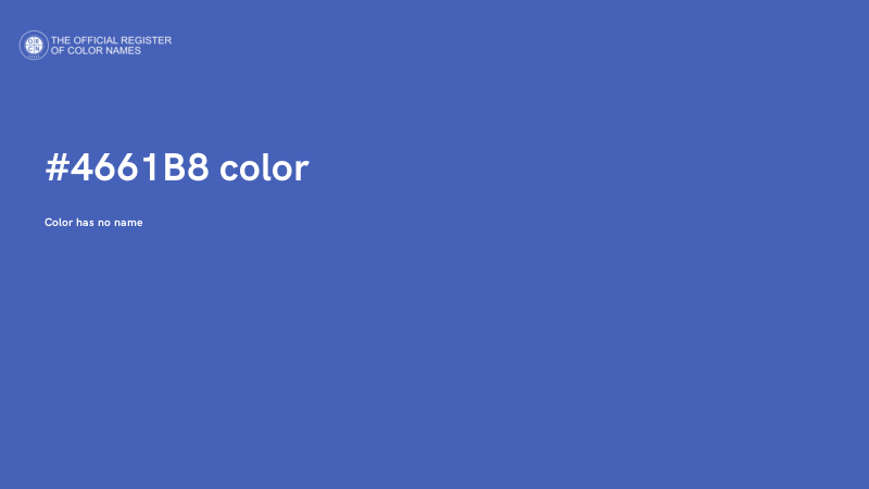 #4661B8 color image
