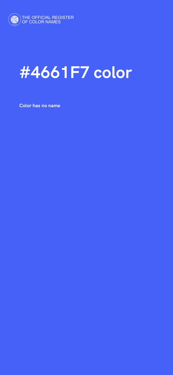 #4661F7 color image