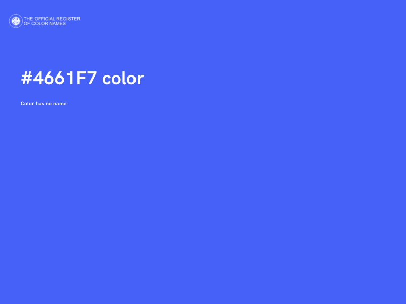 #4661F7 color image