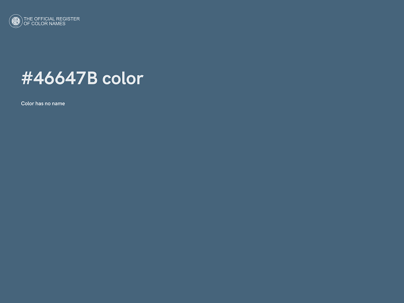 #46647B color image