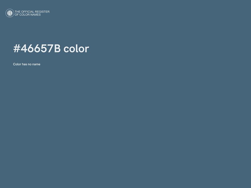 #46657B color image