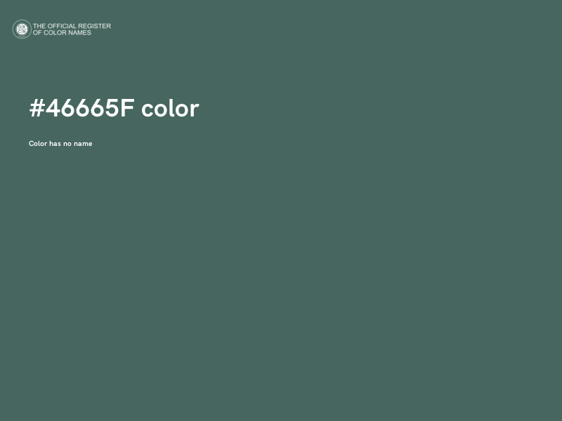 #46665F color image