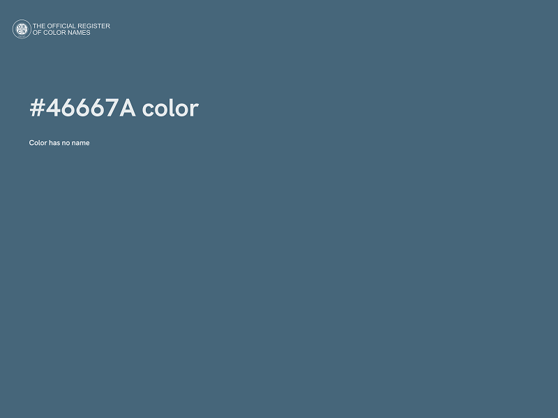 #46667A color image