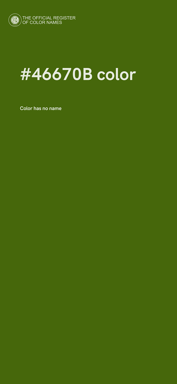 #46670B color image