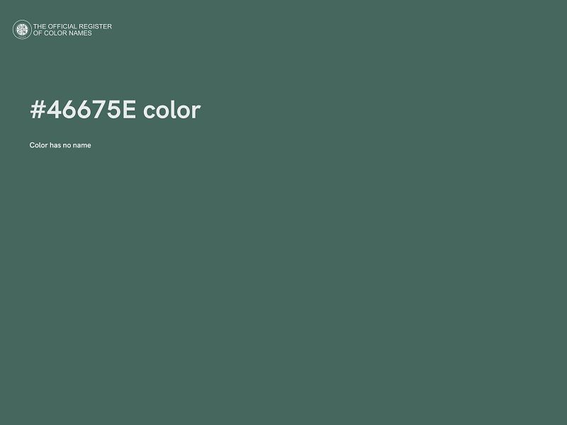 #46675E color image