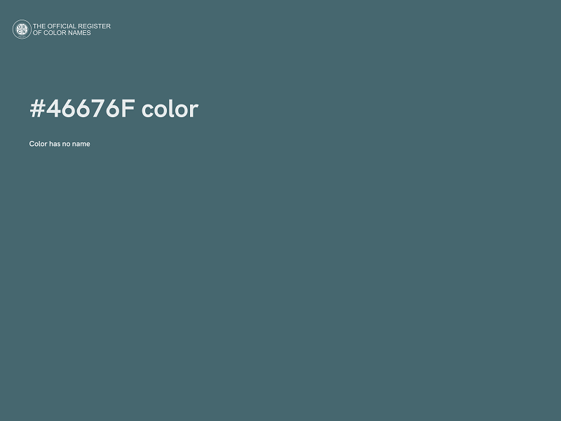 #46676F color image