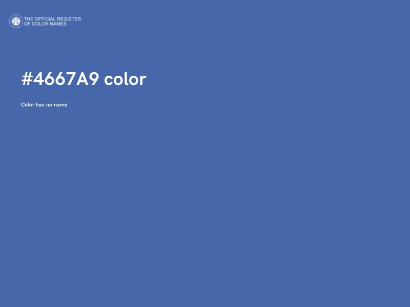 #4667A9 color image